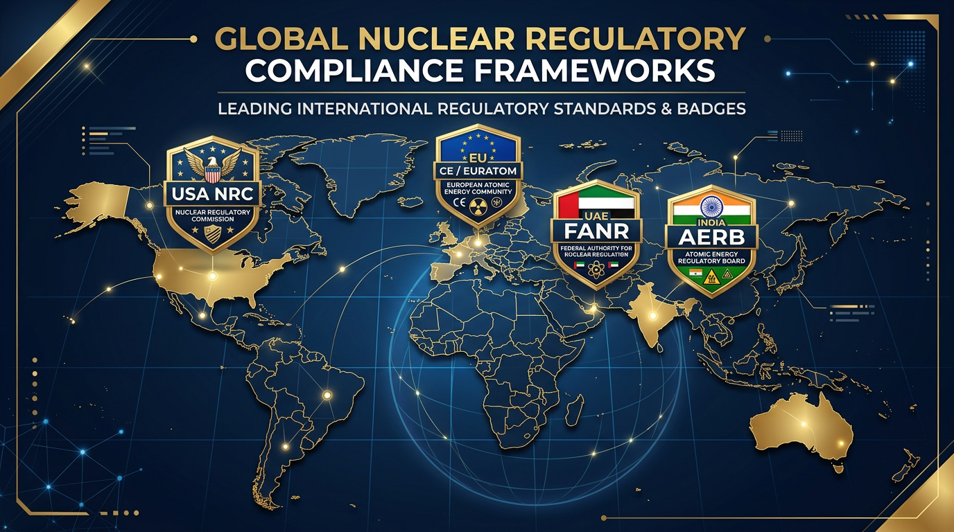 XRF radiation safety global compliance map USA EU UAE India
