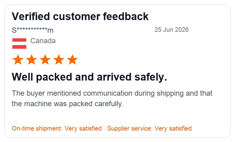 WM6000 verified customer feedback from Canada